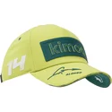 gorra-curva-amarilla-y-verde-ajustable-patch-aston-martin-f1-team-x-kimoa