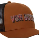 casquette-trucker-marron-stud-n-von-dutch