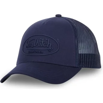 Καπέλο τζόκεϊ μπλε ναυτικό LOG02 της Von Dutch