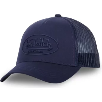 Von Dutch LOG02 Navy Blue Trucker Hat