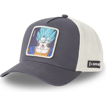 Καπέλο trucker μαύρο και άσπρο Vegetto Super Saiyan Blue FUS Dragon Ball από Capslab