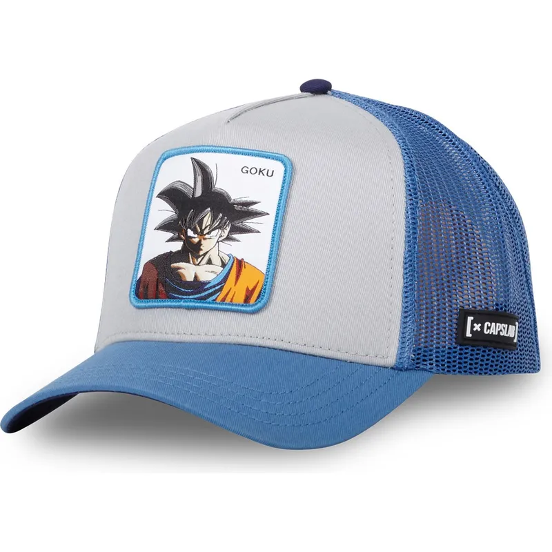 capslab-son-goku-son-dragon-ball-grey-and-blue-trucker-hat