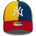 gorra-curva-multicolor-ajustable-para-nino-9forty-block-de-new-york-yankees-mlb-de-new-era