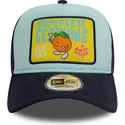 casquette-trucker-bleue-summer-sessions-a-frame-patch-new-era