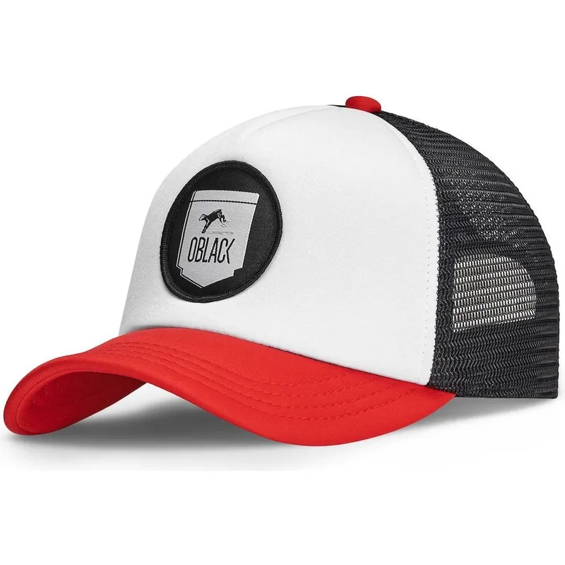 trucker-cap-weiss-schwarz-und-rot-classic-von-oblack