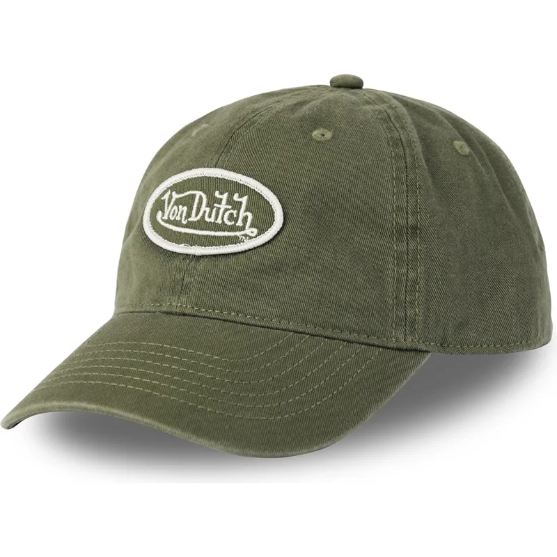 grune-verstellbare-curved-cap-log-kak-von-von-dutch