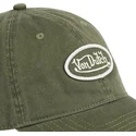 gorra-curva-verde-ajustable-log-kak-de-von-dutch