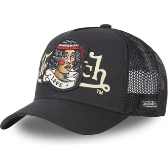 Καπέλο τράκερ μαύρο LOVE NR από Von Dutch