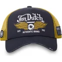 trucker-cap-grau-und-gelb-crew14-von-von-dutch