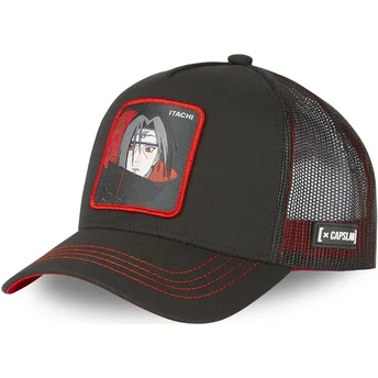 Casquette trucker noire Itachi Uchiha ITA1 Naruto Capslab