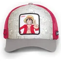 casquette-trucker-grise-et-rouge-pour-enfant-monkey-d-luffy-kidluf1-one-piece-capslab