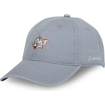 Gorra curva gris ajustable Tom CAT Looney Tunes de Capslab