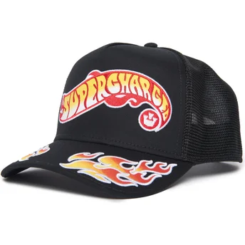 Μαύρο καπέλο trucker HOT HEADZ Supercharged The Farm από Goorin Bros.