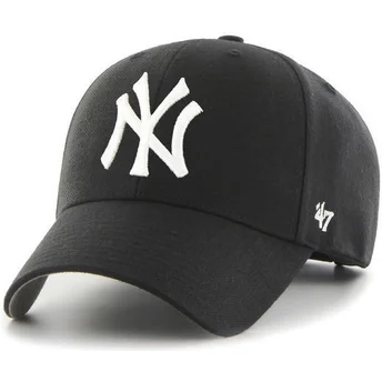 schwarze-gebogene-kappe-von-new-york-yankees-mlb-von-47-brand