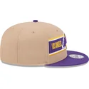 los-angeles-lakers-nba-new-era-brun-och-violett-platt-snapbackkeps-9fifty-draft-2024