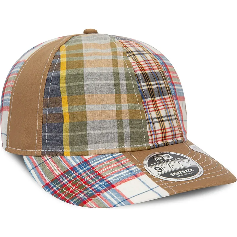 new-era-x-original-madras-trading-company-9fifty-retro-crown-relaxed-heritage-fit-verstellbare-braune-kappe