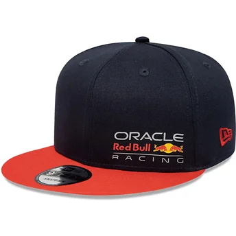 Gorra plana azul marino y naranja snapback 9FIFTY Essential de Red Bull Racing Formula 1 de New Era