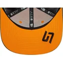 casquette-courbee-orange-et-grise-snapback-lando-norris-9fifty-original-fit-mclaren-racing-formula-1-new-era