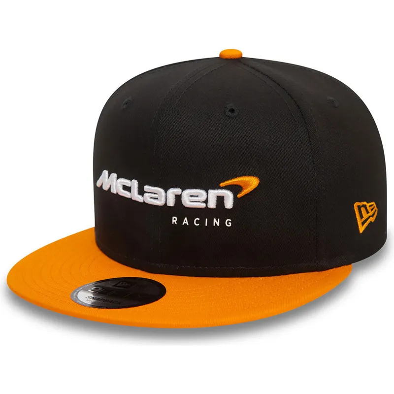 schwarze-und-orangefarbene-flache-snapback-kappe-9fifty-essentials-von-mclaren-racing-formula-1-von-new-era