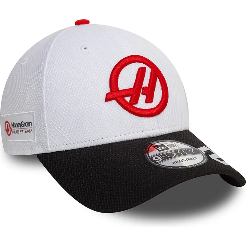 biala-i-czarna-zakrzywiona-czapka-snapback-kevin-magnussen-9forty-haas-f1-team-formula-1-new-era