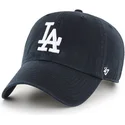 47-brand-curved-brim-los-angeles-dodgers-mlb-clean-up-cap-schwarz