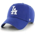 casquette-courbee-bleue-los-angeles-dodgers-mlb-clean-up-47-brand