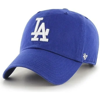 Καπέλο με κυρτό γείσο μπλε των Los Angeles Dodgers MLB Clean Up από 47 Brand