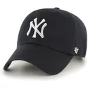 schwarze-gebogene-kappe-new-york-yankees-mlb-clean-up-von-47-brand