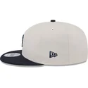 casquette-plate-beige-et-bleue-marine-snapback-9fifty-4th-of-july-detroit-tigers-mlb-new-era