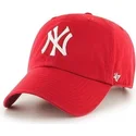 47-brand-curved-brim-new-york-yankees-mlb-clean-up-cap-rot