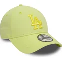 gorra-curva-verde-claro-ajustable-con-logo-verde-9forty-league-essential-de-los-angeles-dodgers-mlb-de-new-era