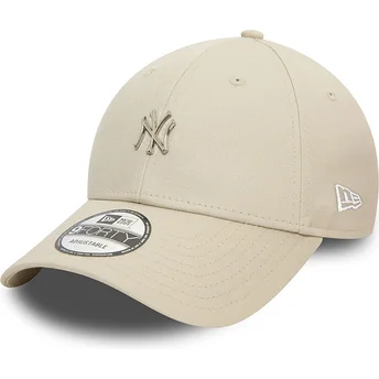 Casquette courbée beige ajustable 9FORTY Metallic Pin New...