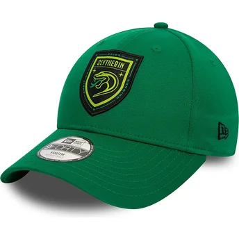 Gorra curva verde snapback para niño 9FORTY de Slytherin Harry Potter de New Era