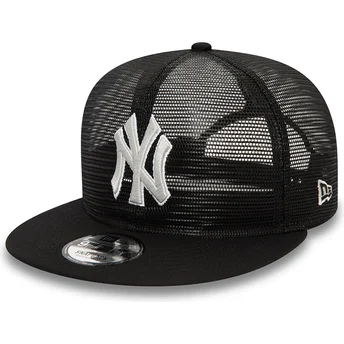 Καπέλο trucker επίπεδο μαύρο 9FIFTY Κεντημένο Δίχτυ των New York Yankees MLB της New Era