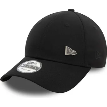 Casquette courbée noire ajustable 9FORTY Pin New Era