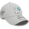 gra-justerbar-9forty-flower-icon-los-angeles-dodgers-mlb-keps-med-bojd-skarm-fran-new-era