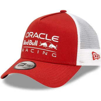 Κόκκινο και λευκό καπέλο trucker A Frame Seasonal της Red Bull Racing Formula 1 από την New Era
