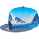 casquette-plate-bleue-ajustee-59fifty-photoreal-los-angeles-dodgers-mlb-new-era