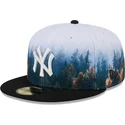 casquette-plate-noire-ajustee-59fifty-photoreal-new-york-yankees-mlb-new-era