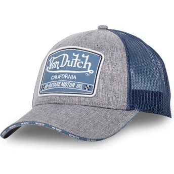 Czapka trucker szara i niebieska MIXGREY01 od Von Dutch