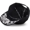 casquette-courbee-noire-snapback-rock01-von-dutch