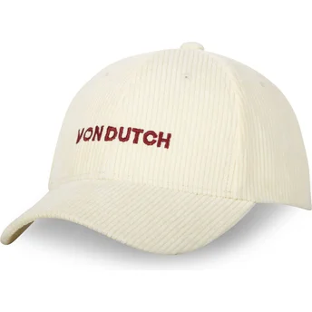 Gorra curva beige ajustable VEL24 OW de Von Dutch