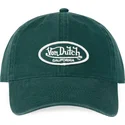 von-dutch-curved-brim-log-for-green-adjustable-cap