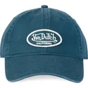 casquette-courbee-bleue-ajustable-log-mid-von-dutch