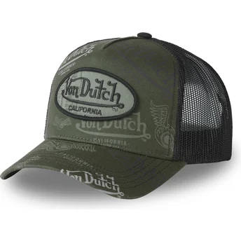 Καπέλο τράκερ πράσινο και μαύρο CAFE01 από Von Dutch