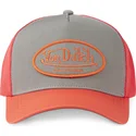 casquette-trucker-grise-et-orange-flam-von-dutch