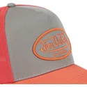 szara-i-pomaranczowa-czapka-trucker-flam-marki-von-dutch