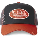 czarna-i-pomaranczowa-czapka-trucker-gror-marki-von-dutch
