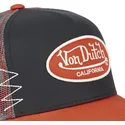 czarna-i-pomaranczowa-czapka-trucker-gror-marki-von-dutch