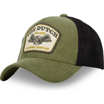 Πράσινο και μαύρο καπέλο φορτηγατζή KAK της Von Dutch